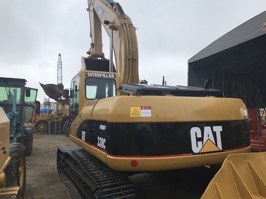 0.6Ton 맥스 계단 높이 5780 밀리미터 330C 크롤러 Cat 사용된 굴삭기 협력 업체