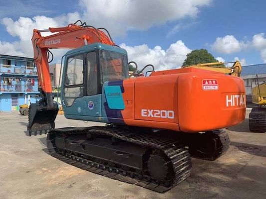 시간 4074h 0.8cbm EX200-3 일하는 것 히다찌 굴삭기를 사용했습니다 협력 업체
