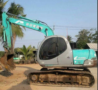 0.5M3 버킷 12T 중량 2006년 SK120-5 사용된 고벨코 굴삭기 협력 업체